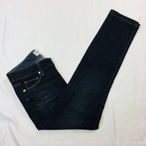 Paige Womens Kylie Crop Low Rise Distressed Jeans